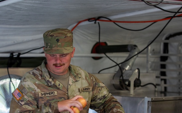 Day 2: 311th Field Hospital Team Executes Field-Feeding Mission During Connelly Competition