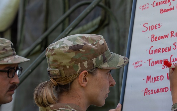 Day 2: 311th Field Hospital Team Executes Field-Feeding Mission During Connelly Competition