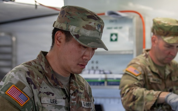 Day 2: 311th Field Hospital Team Executes Field-Feeding Mission During Connelly Competition