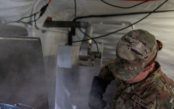 Day 2: 311th Field Hospital Team Executes Field-Feeding Mission During Connelly Competition