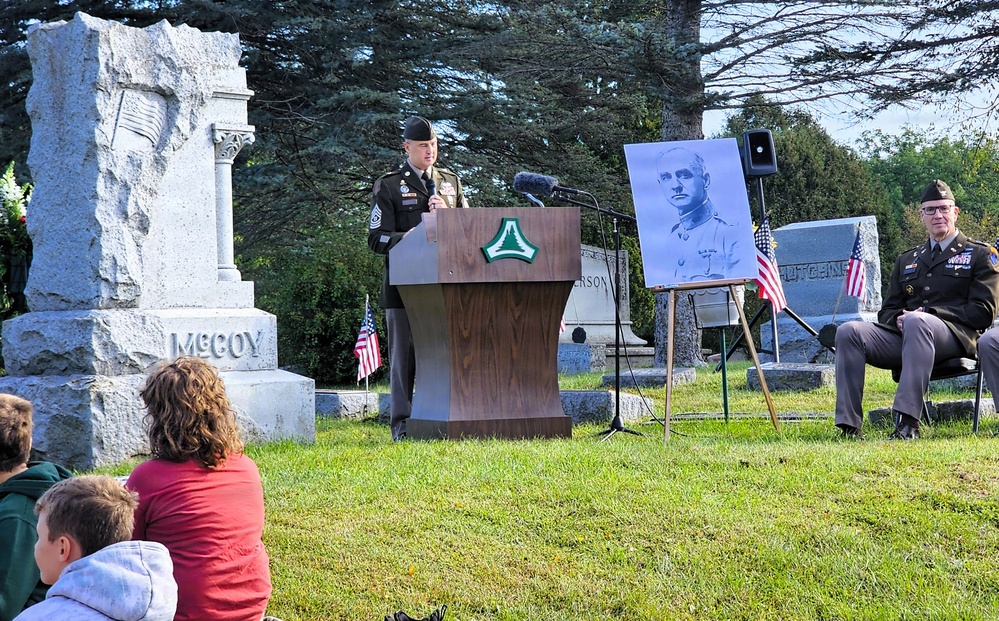Fort McCoy honors namesake Maj. Gen. Robert Bruce McCoy during 2026 remembrance ceremony