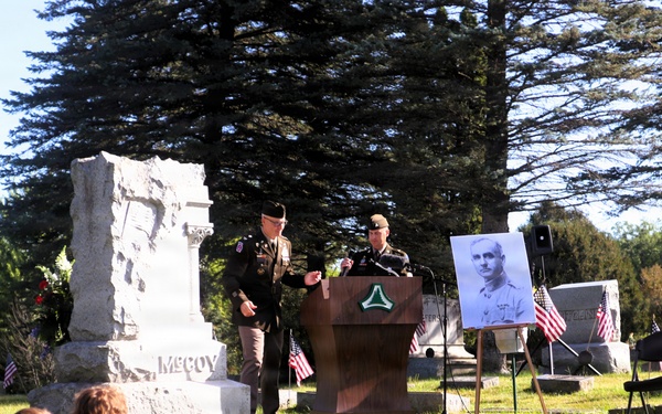 Fort McCoy honors namesake Maj. Gen. Robert Bruce McCoy during 2026 remembrance ceremony