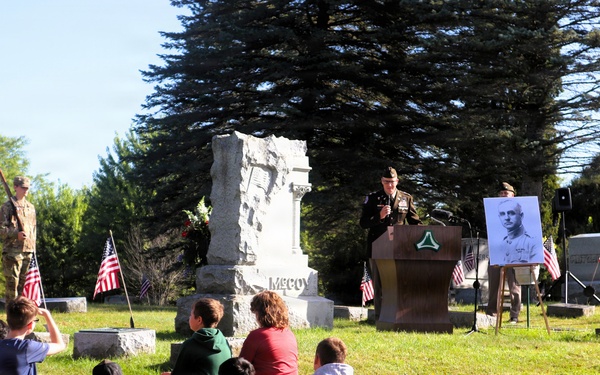 Fort McCoy honors namesake Maj. Gen. Robert Bruce McCoy during 2026 remembrance ceremony