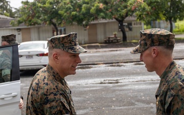 Maj. Gen. Raymond Adams Visits 4th Force Reconnaissance Company at MCBH