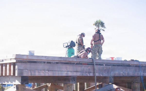 NMCB-4 Seabees Repair Pilings, PDR, FTX 2026