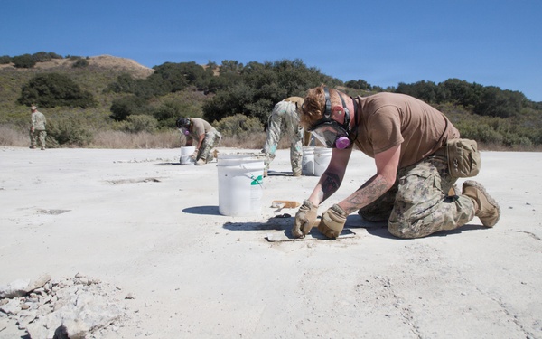 NMCB-4 Seabees Conduct Airfield Damage Repair, FTX 2026