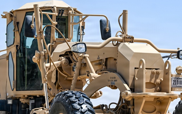 Civil engineers move dirt for the mission