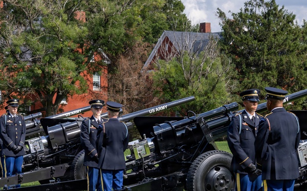 Presidential Salute Battery Supports SGO Retirement Ceremony – Aug. 24, 2026