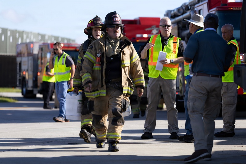 Marine Corps facility tests coordinated response to worst-case fuel spill