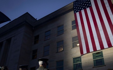 Pentagon 9/11 Flag Unfurling