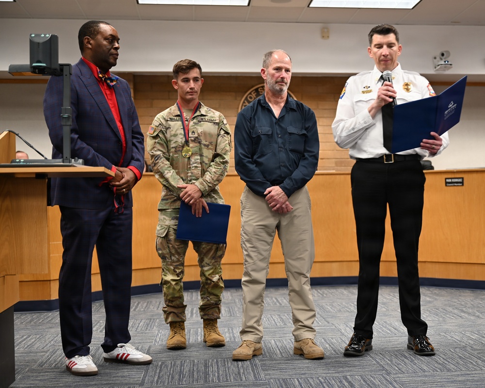 ‘I literally owe my life to them’: 2-13th Aviation Regiment instructors honored for rescue