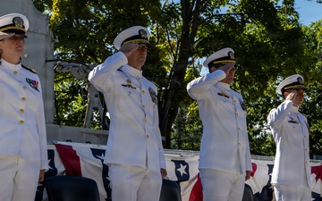 PNSY Holds Change of Command Ceremony for USS Hampton (SSN 767)