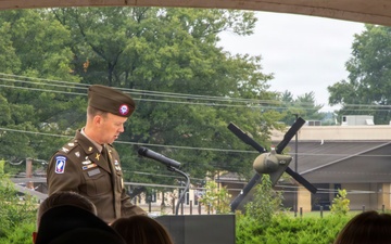 U.S. Army Col. Jeffery Pickler, Deputy Commanding Officer for Support, gives speech during 9/11 Remembrance Ceremony