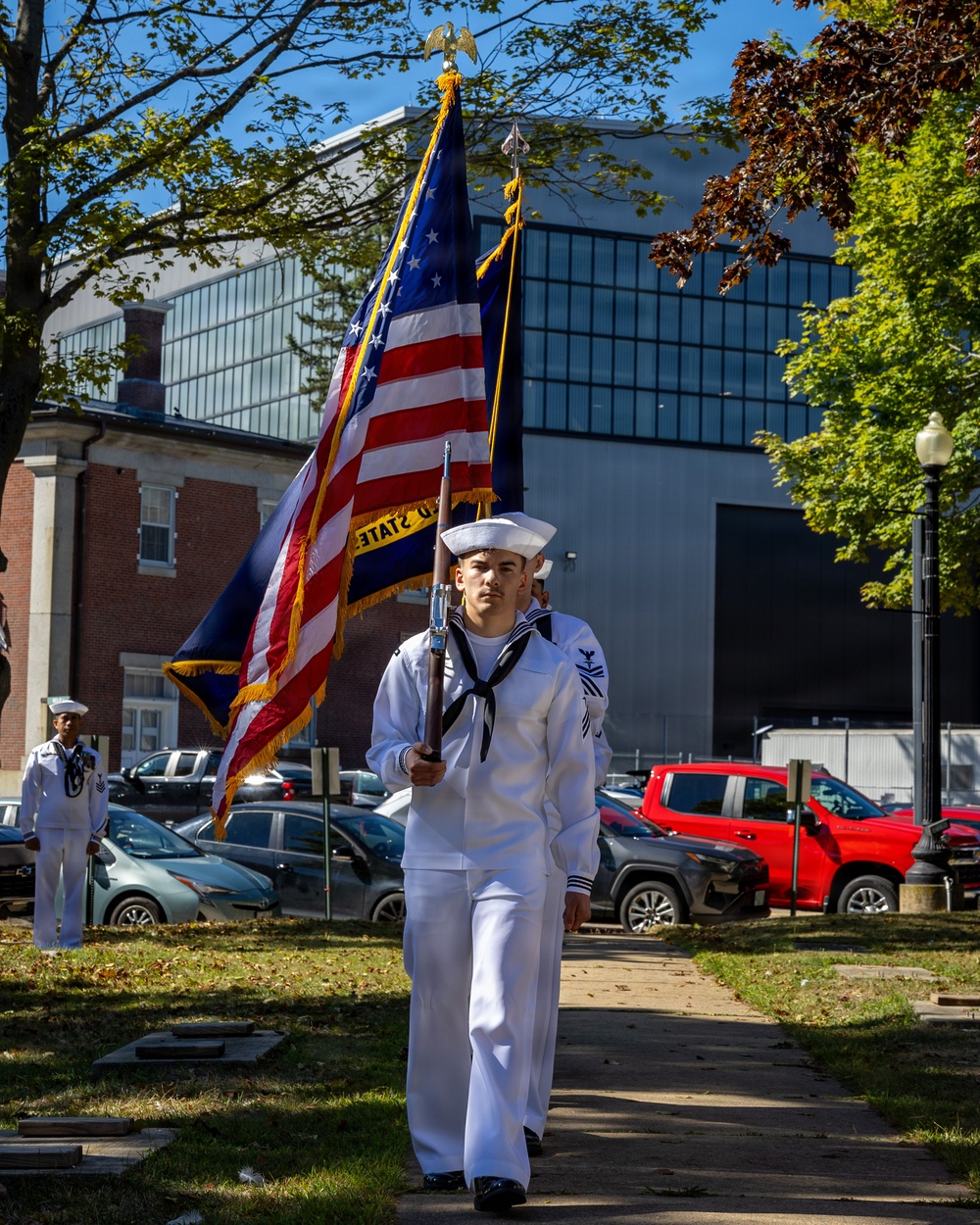 PNSY Holds Change of Command Ceremony for USS Hampton (SSN 767)