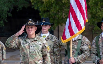 3rd Cavalry Regiment casing colors for upcoming deployment