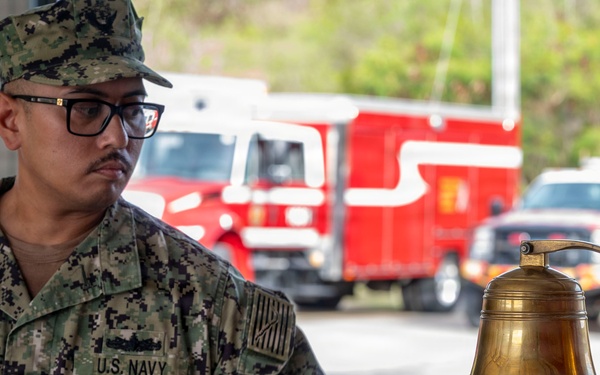 Naval Station Guantanamo Bay held a remembrance ceremony at the base fire station for the 25th anniversary of the September 11, 2001, attacks