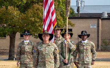 3rd Cavalry Regiment casing colors for upcoming deployment