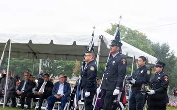 First Responders Honor Guard Presents Colors at 9/11 Remembrance Ceremony