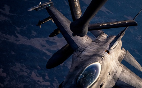 F16s hold security in CENTCOM AOR