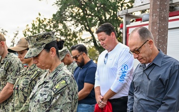 NMFDC staff attend 9/11 remembrance ceremony at JBSA-FSH