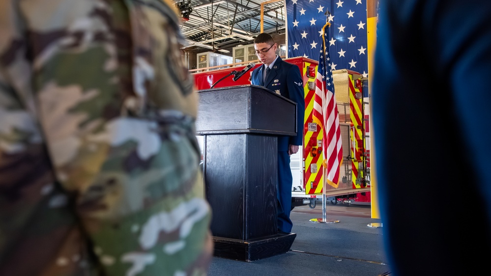 MAY WE NEVER FORGET: Travis conducts 9/11 Remembrance ceremony