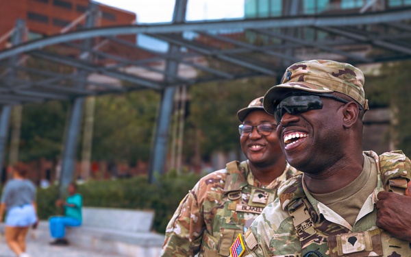 JTF DC National Guardsmen Patrol At Georgetown Waterfront Park