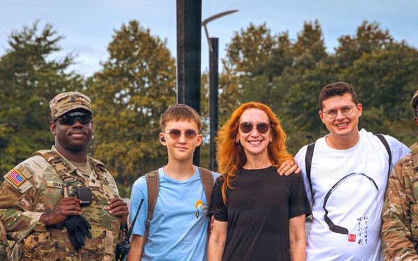 JTF DC National Guardsmen Patrol At Georgetown Waterfront Park