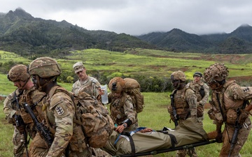 95th Combat Engineer Company - Infantry conduct LFX exercise