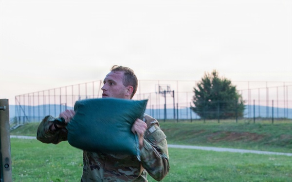 KFOR U.S. Army Soldiers conduct Army Combat Field Test at Camp Bondsteel