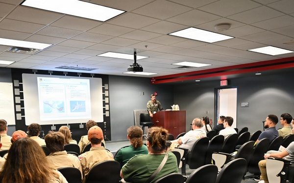 104th Fighter Wing hosts tour for Collins Aerospace and Westfield Scout Troop 821
