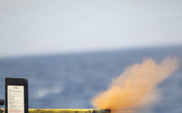 USS Benfold Conducts Crew-Served Weapons Qualifications