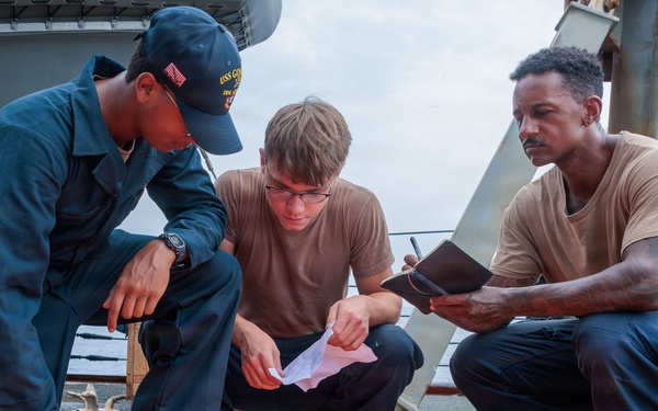 Maintenance aboard USS Gonzalez