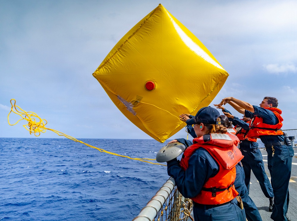 USS Benfold Conducts Crew-Served Weapons Qualifications
