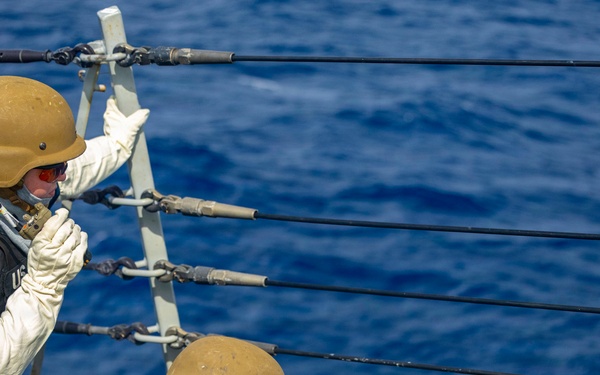 USS Benfold Conducts Crew-Served Weapons Qualifications