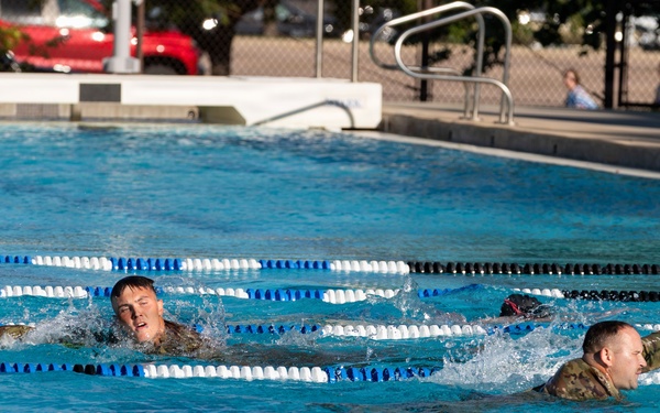 South Dakota Army National Guard's State Best Warrior Competition: Water Survival