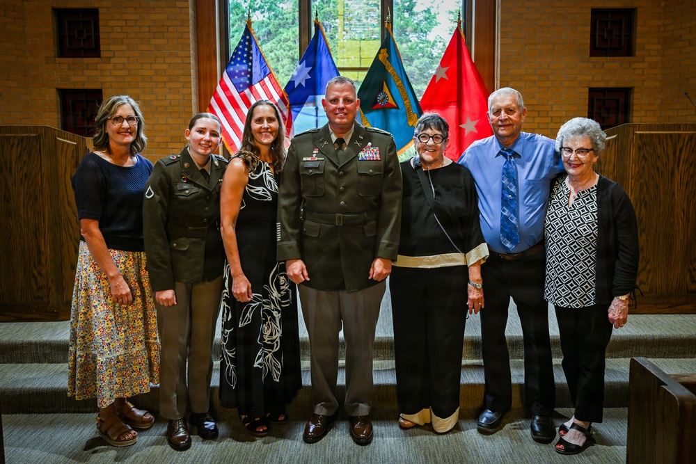 Camp Ripley Training Center Hosts Promotion Ceremony for Garrison Commander, Col. Steven Hall