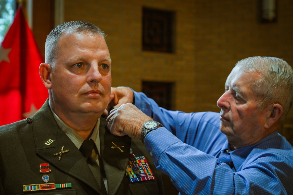 Camp Ripley Training Center Hosts Promotion Ceremony for Garrison Commander, Col. Steven Hall