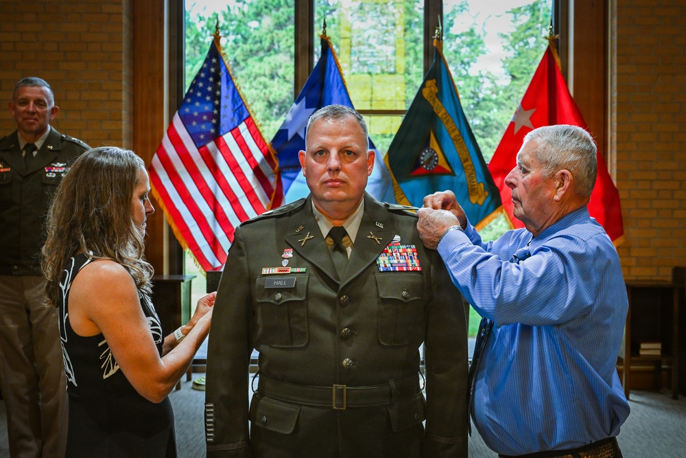 Camp Ripley Training Center Hosts Promotion Ceremony for Garrison Commander, Col. Steven Hall