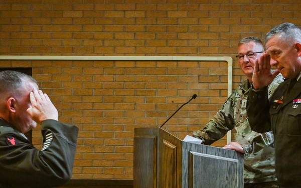 Camp Ripley Training Center Hosts Promotion Ceremony for Garrison Commander, Col. Steven Hall
