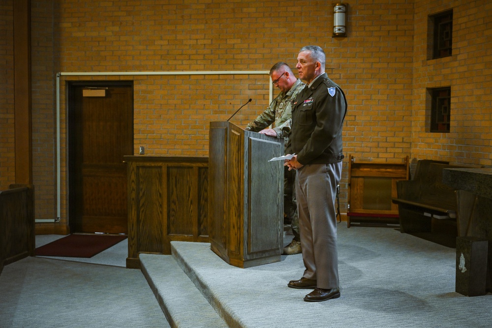 Camp Ripley Training Center Hosts Promotion Ceremony for Garrison Commander, Col. Steven Hall