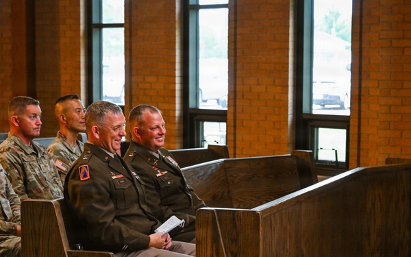 Camp Ripley Training Center Hosts Promotion Ceremony for Garrison Commander, Col. Steven Hall
