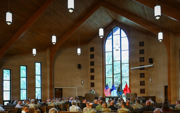 Camp Ripley Training Center Hosts Promotion Ceremony for Garrison Commander, Col. Steven Hall