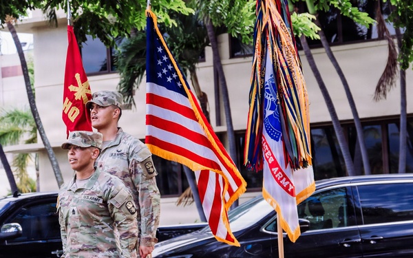 HHB Soldiers Participate in Change of Responsibility