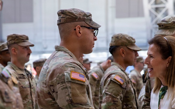 Connecticut Hosts Joint Welcome Home Ceremony