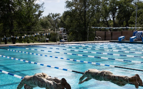 South Dakota Army National Guard's State Best Warrior Competition: Water Survival