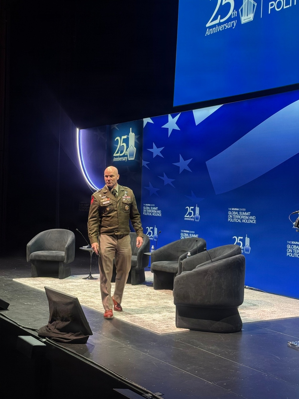 Brig. Gen. Matt Ross speaks at Global Summit on Terrorism and Political Violence