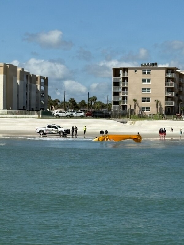 Coast Guard Station Ponce de Leon Inlet responds to downed aircraft on New Smyrna Beach, Florida