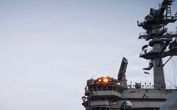 George Washington Conducts Flight Operations