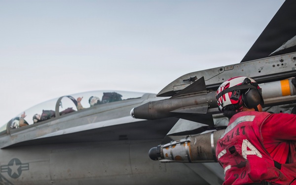 George Washington Conducts Flight Operations