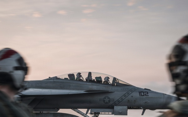 George Washington Conducts Flight Operations